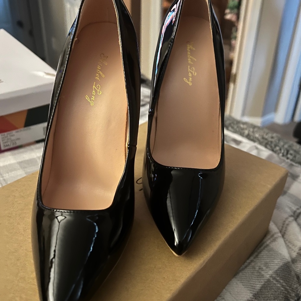 Black high heels